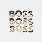 تيشيرت اولاد بالشعار باللون الابيض, 1, hi-res