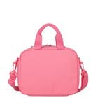 Girls Pink Canvas Logo Lunch Bag ( 28cm ), 2, hi-res