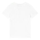 Boys White Logo T-Shirt, 2, hi-res