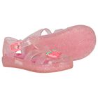 Younger Girls Pink Jelly Sandals, 1, hi-res