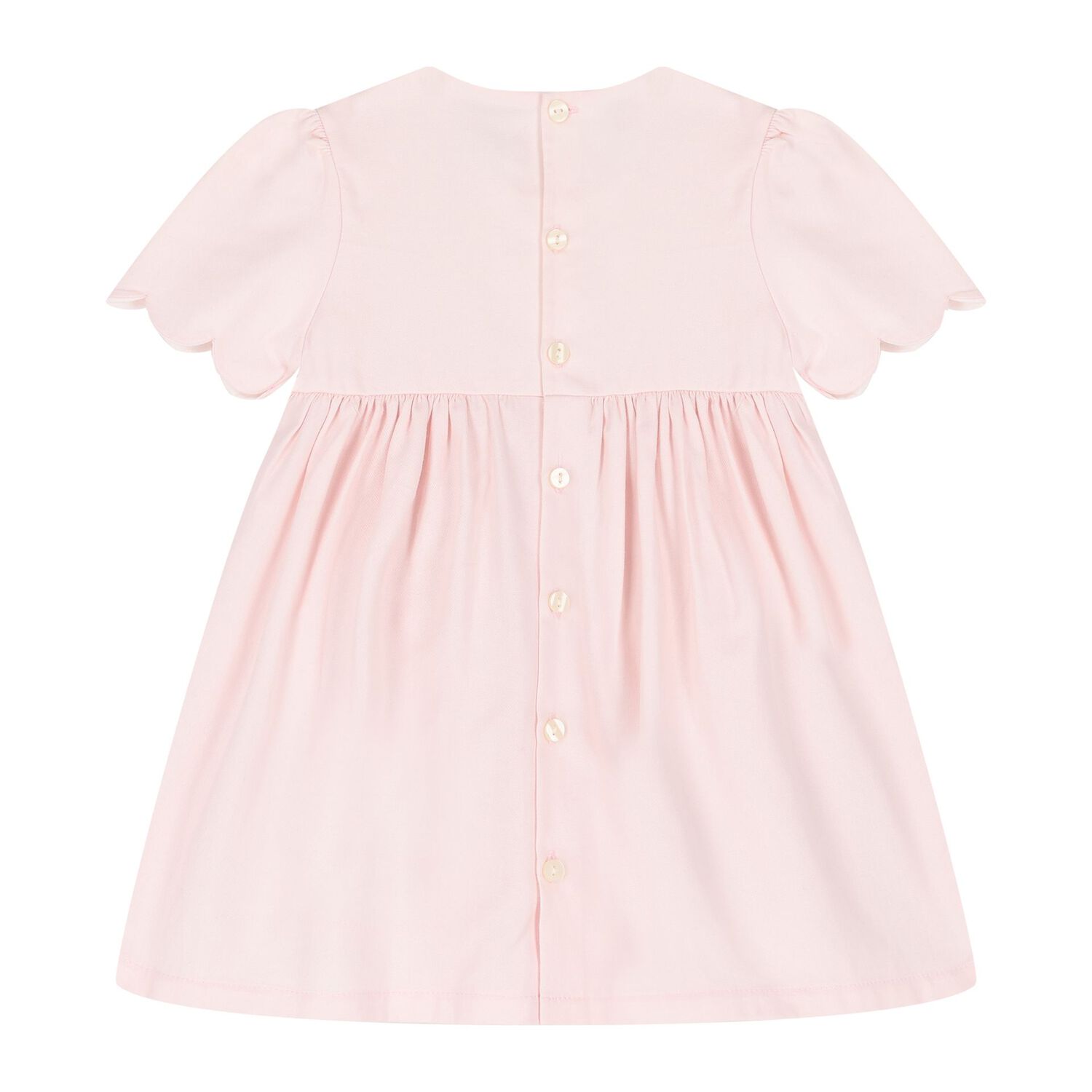 فستان بنات تول بطبعة الزهور باللون الوردي, 1, hi-res image number null