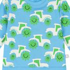 Younger Boys Blue Tractor Logo Sweatshirt, 1, hi-res