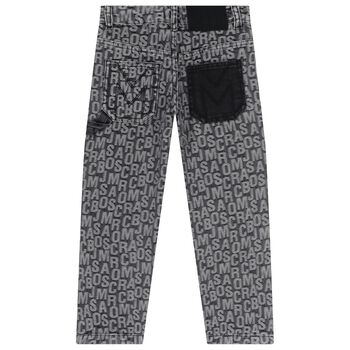 Boys Black Logo Denim Jeans