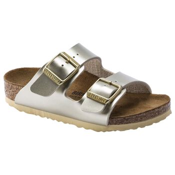 Girls Metallic Gold Sandals