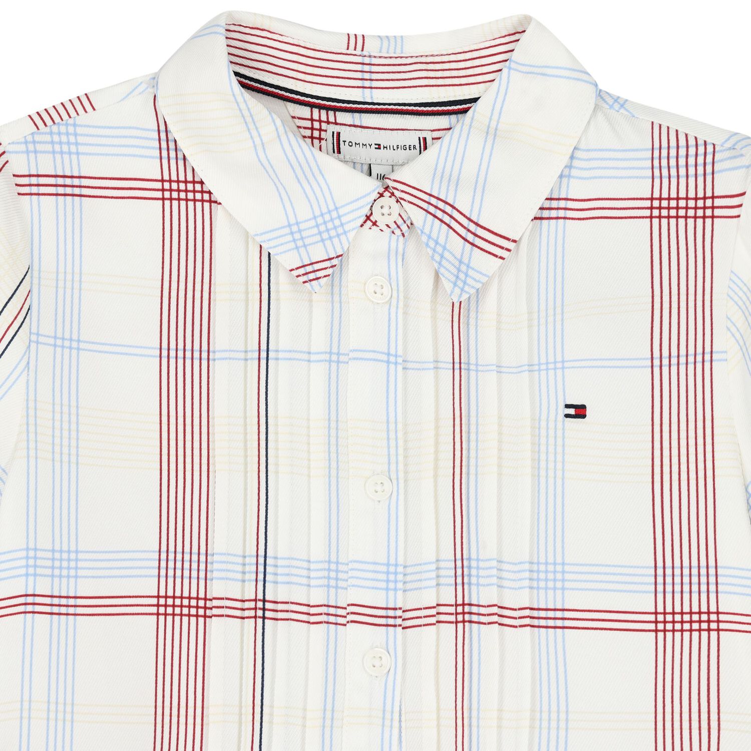 Girls Ivory Logo Dress, 1, hi-res