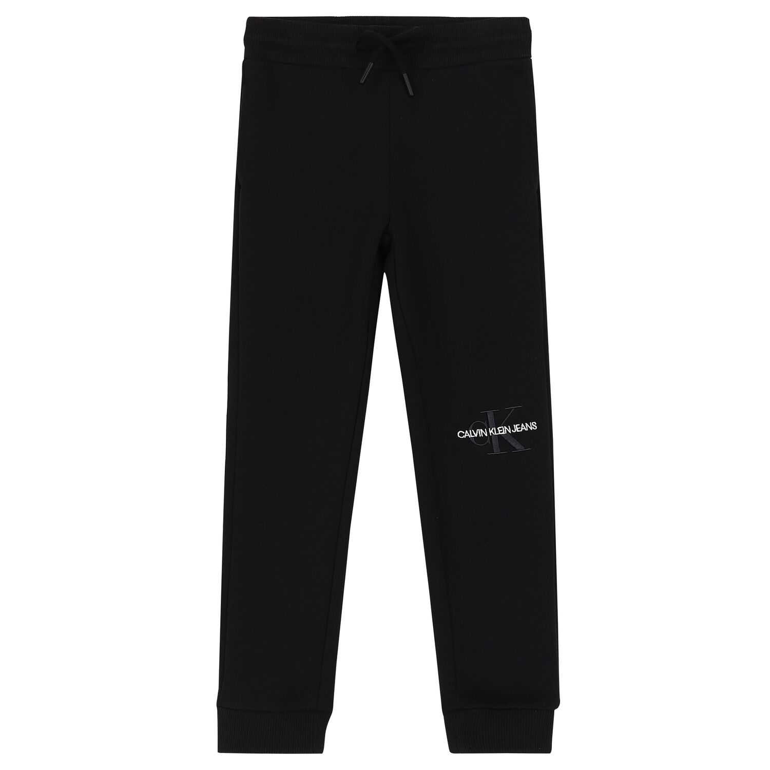Girls Black Logo Joggers, 2, hi-res