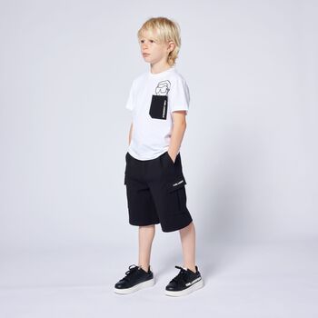 Boys White Logo T-Shirt