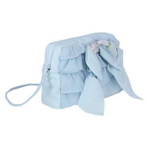 Girls Blue Chiffon Handbag
