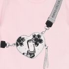 Younger Girls Pink Logo Bag Dress, 2, hi-res