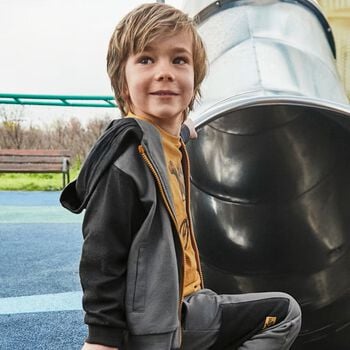 Boys Grey Tracksuit Set ( 3 Piece )