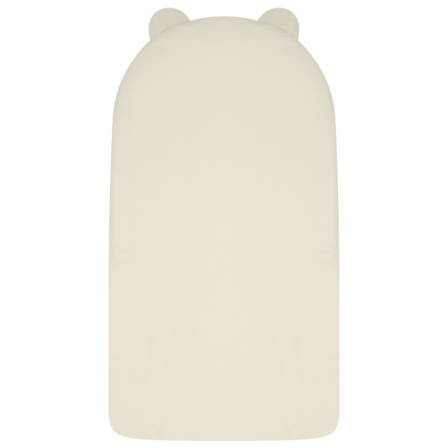 Beige & White Teddy Bear Logo Baby Nest, 1, hi-res