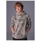 Boys Grey Hooded Top, 1, hi-res