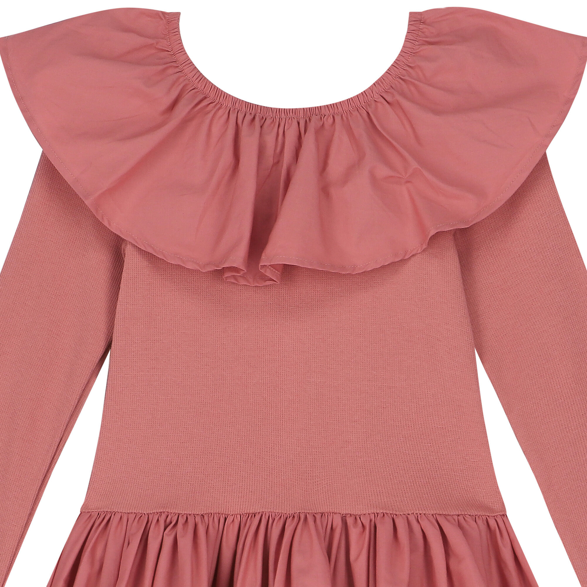 Molo ruffled flared dress - Pink