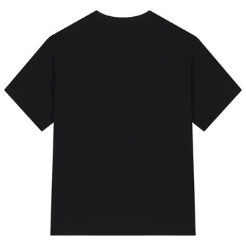 Boys Black Logo Shirt