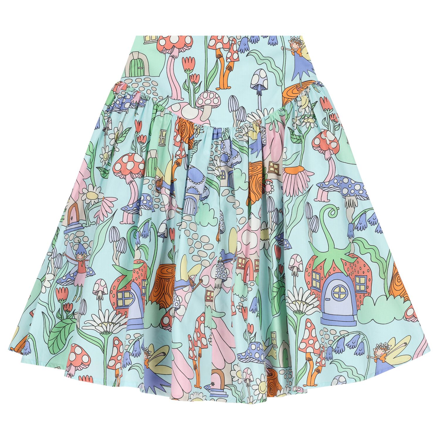 Girls Aqua Fairy Skirt, 1, hi-res image number null