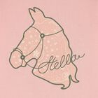 Girls Pink Horse Sweatshirt, 1, hi-res