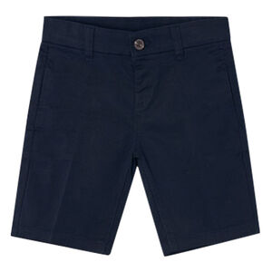 Boys Navy Blue Cotton Shorts