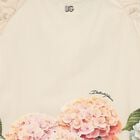 فستان بناتي باللون البيج مخطط بالزهور, 1, hi-res