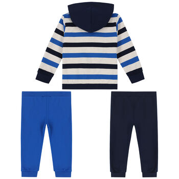 Younger Boys Navy & Blue Tracksuit