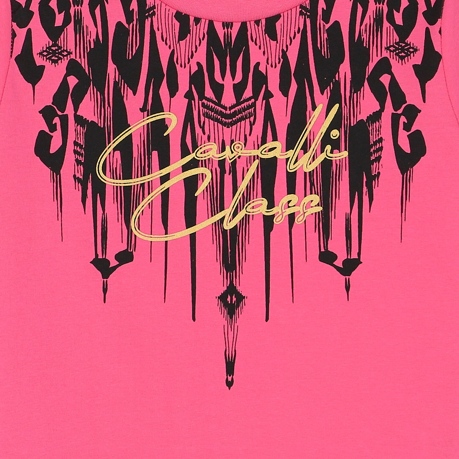 Girls Pink & Gold Logo T-Shirt, 1, hi-res image number null