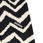Girls Black & Ivory Zig Zag Leggings, 1, hi-res