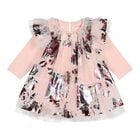 Baby Girls Pink Floral Tulle Doris Dress, 1, hi-res