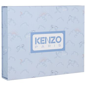 Baby Boys Blue Clouds Romper Gift Set