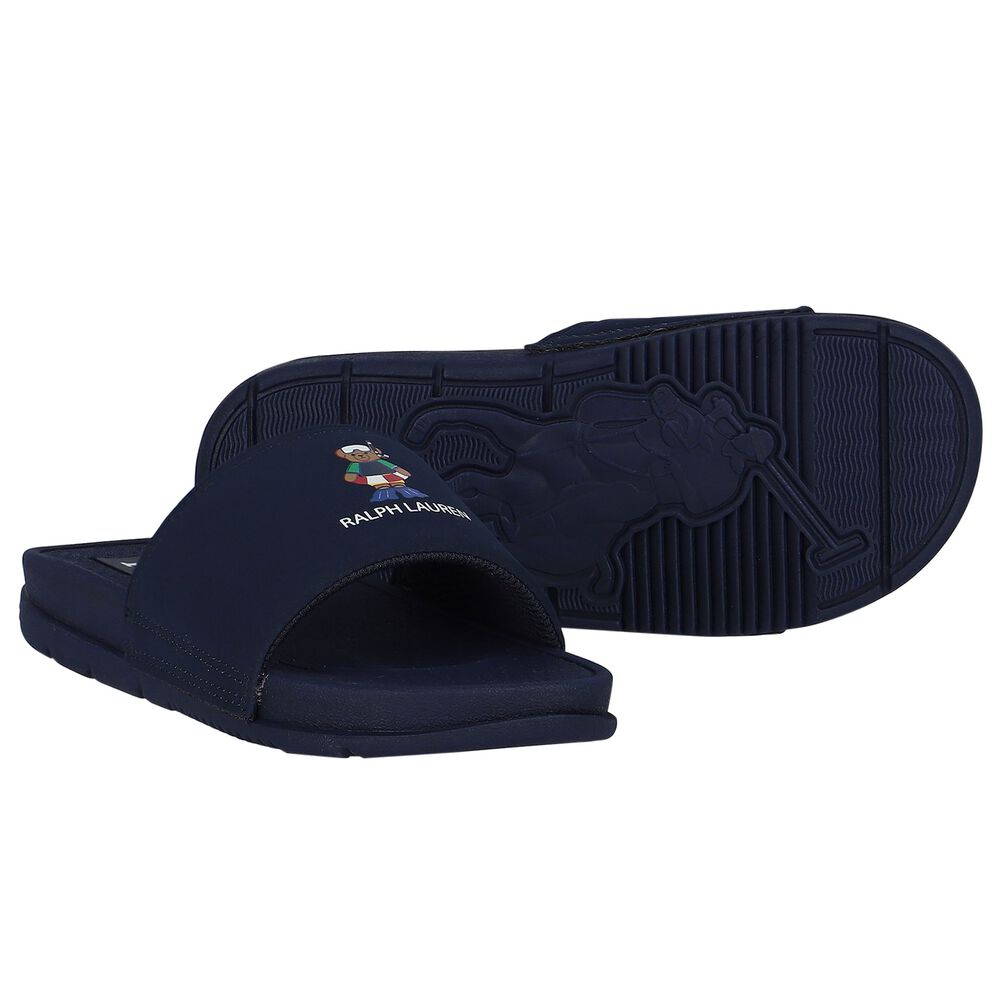 ralph lauren sliders navy