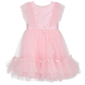 Girls Pink Tulle Dress