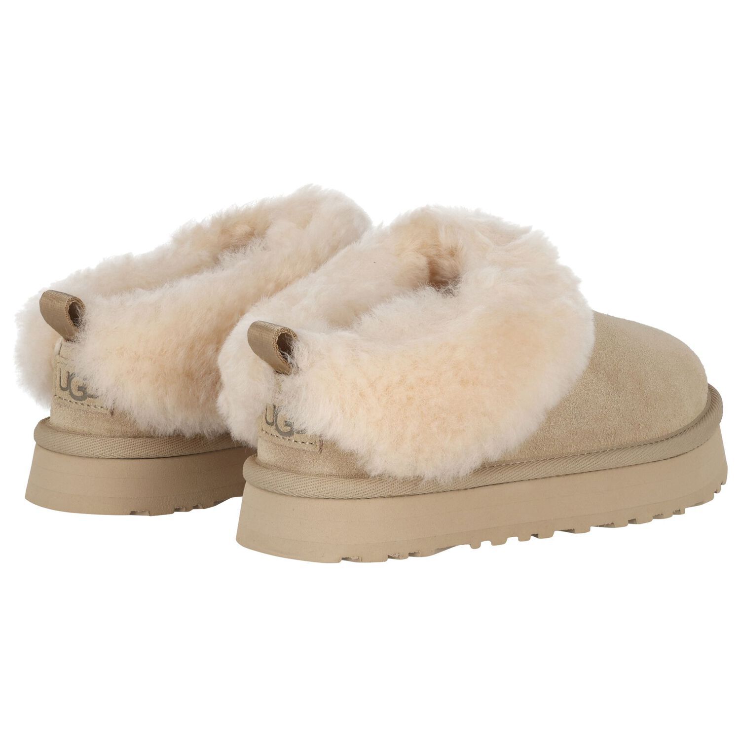 Girls Sand Tazzelle Suede Mules, 2, hi-res