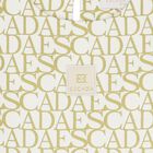 Girls Ivory & Gold Logo Dress, 1, hi-res