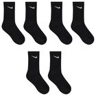 Black Logo Socks ( 3-Pack ), 1, hi-res