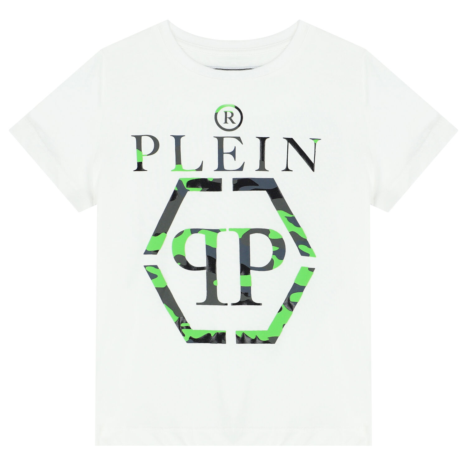 Boys White Logo T-Shirt, 2, hi-res image number null