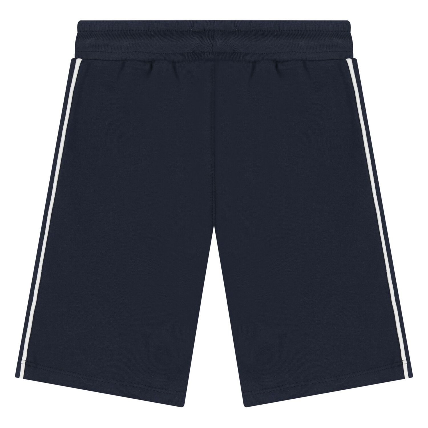 Younger Boys Navy Blue Logo Shorts, 2, hi-res