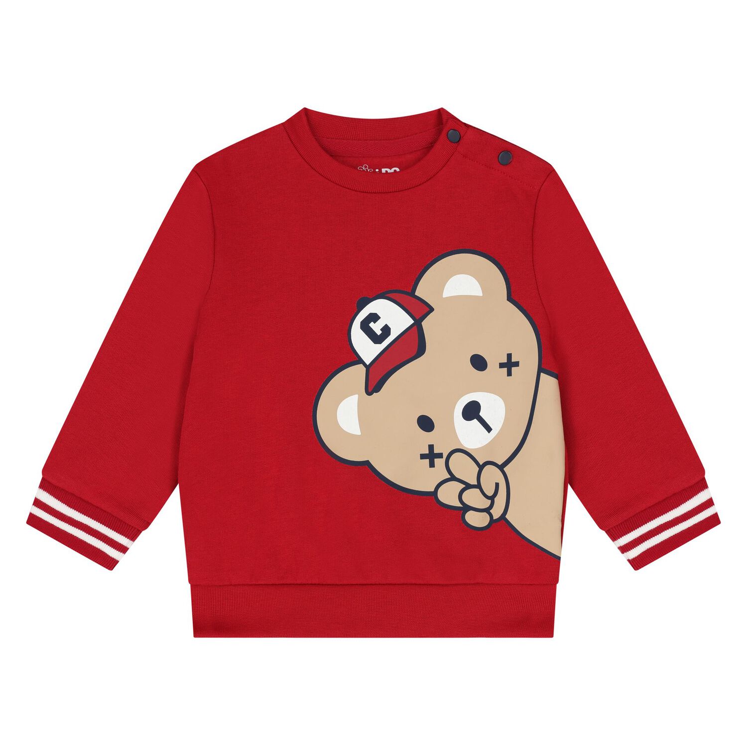 Younger Boys Red & Navy Blue Tracksuit, 2, hi-res image number null