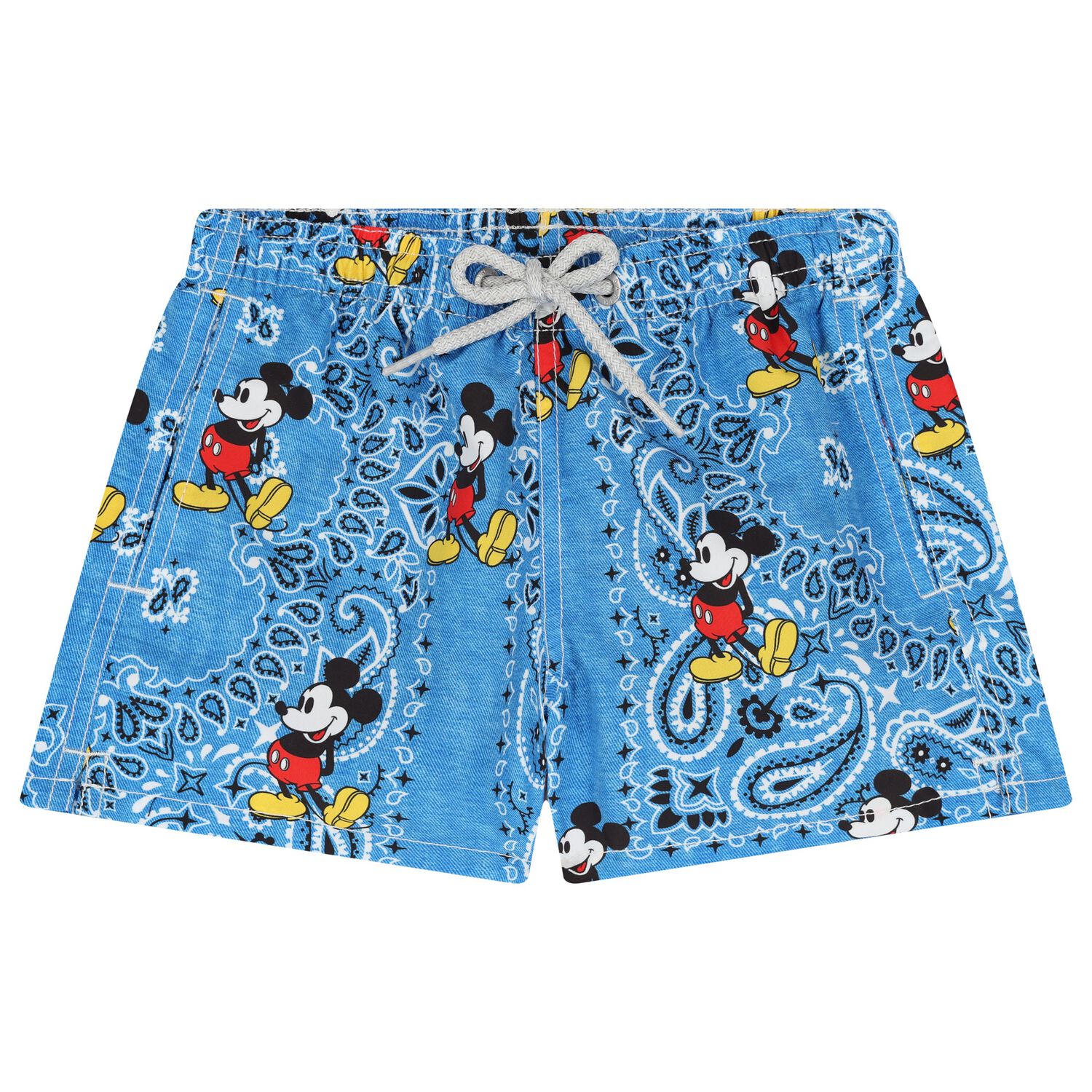 Boys Blue Mickey Mouse Swim Shorts, 1, hi-res image number null
