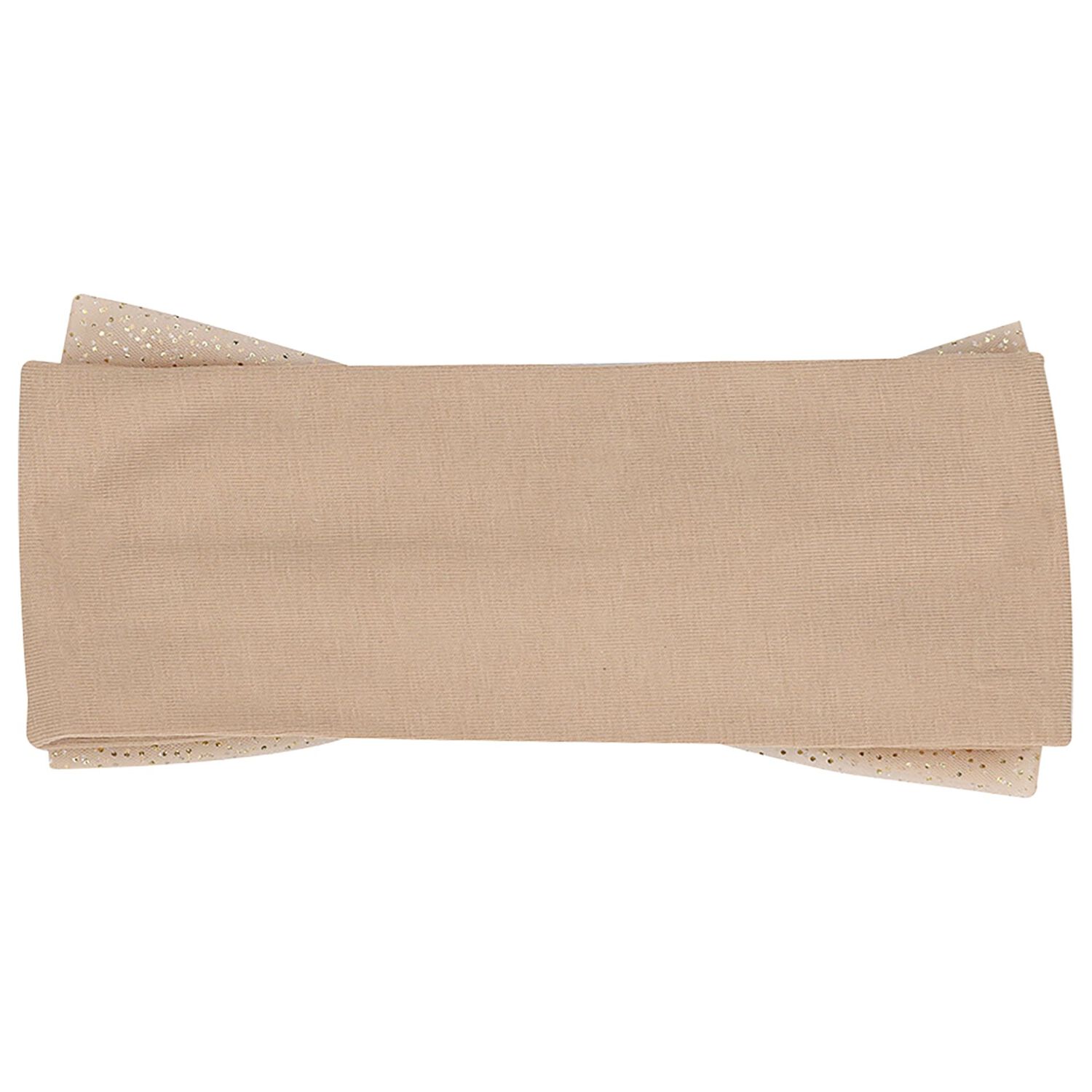 Baby Girls Beige Bow Headband, 2, hi-res