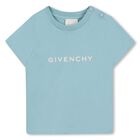 Younger Boys Blue Logo T-Shirt, 3, hi-res
