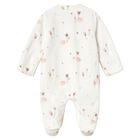 Baby Girls Ivory Babygrow, 1, hi-res
