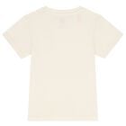 تيشيرت بالشعار باللون العاجي, 2, hi-res