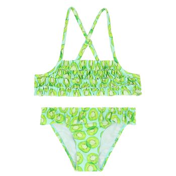 Girls Green Kiwi Bikini