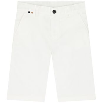Boys White Shorts