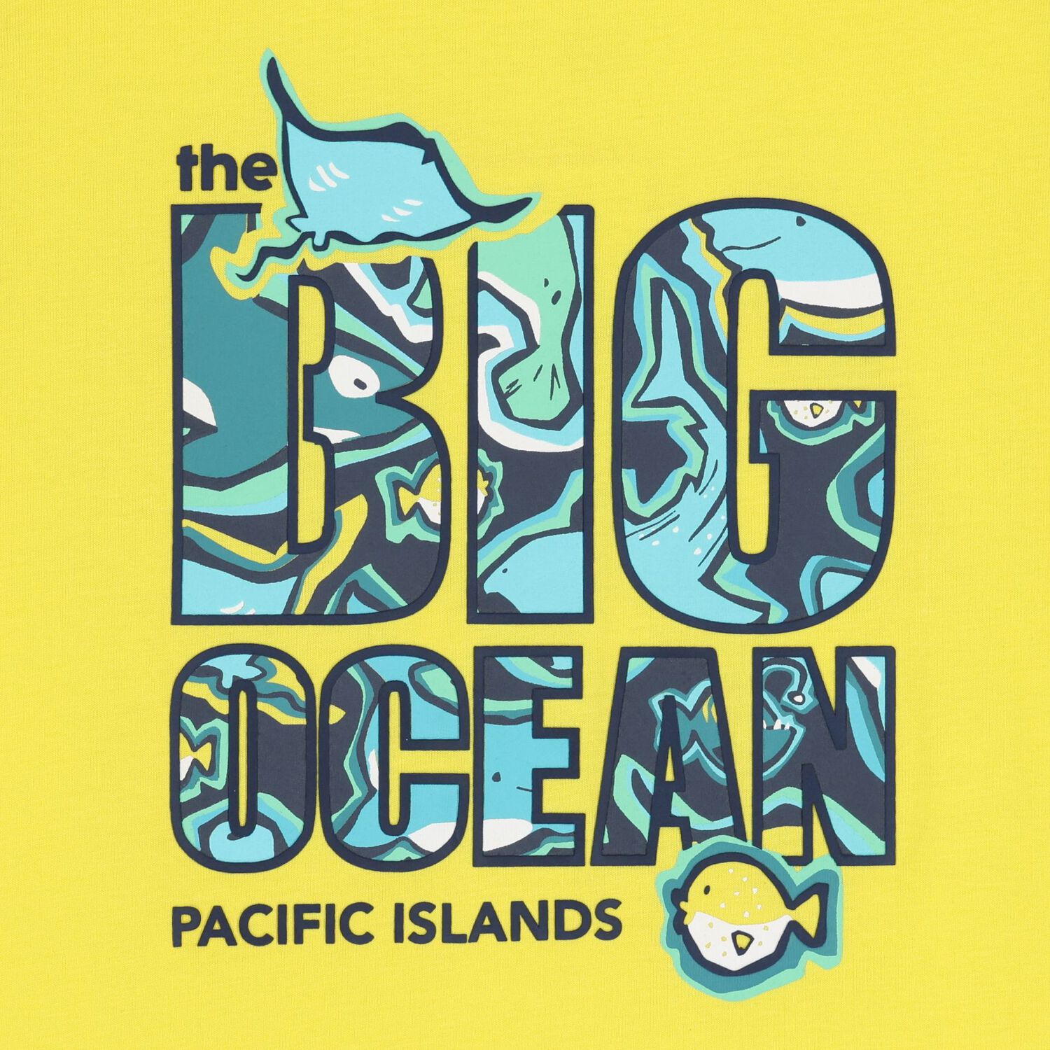 Boys Yellow Fish T-Shirt, 1, hi-res