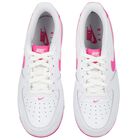 Girls White & Pink Air Force 1 Trainers, 2, hi-res
