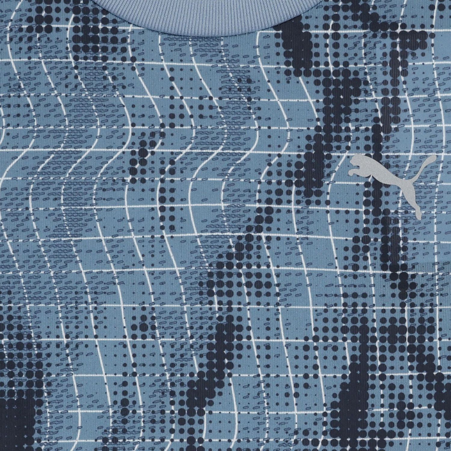 تي شيرت أزرق بشعار للأولاد, 2, hi-res