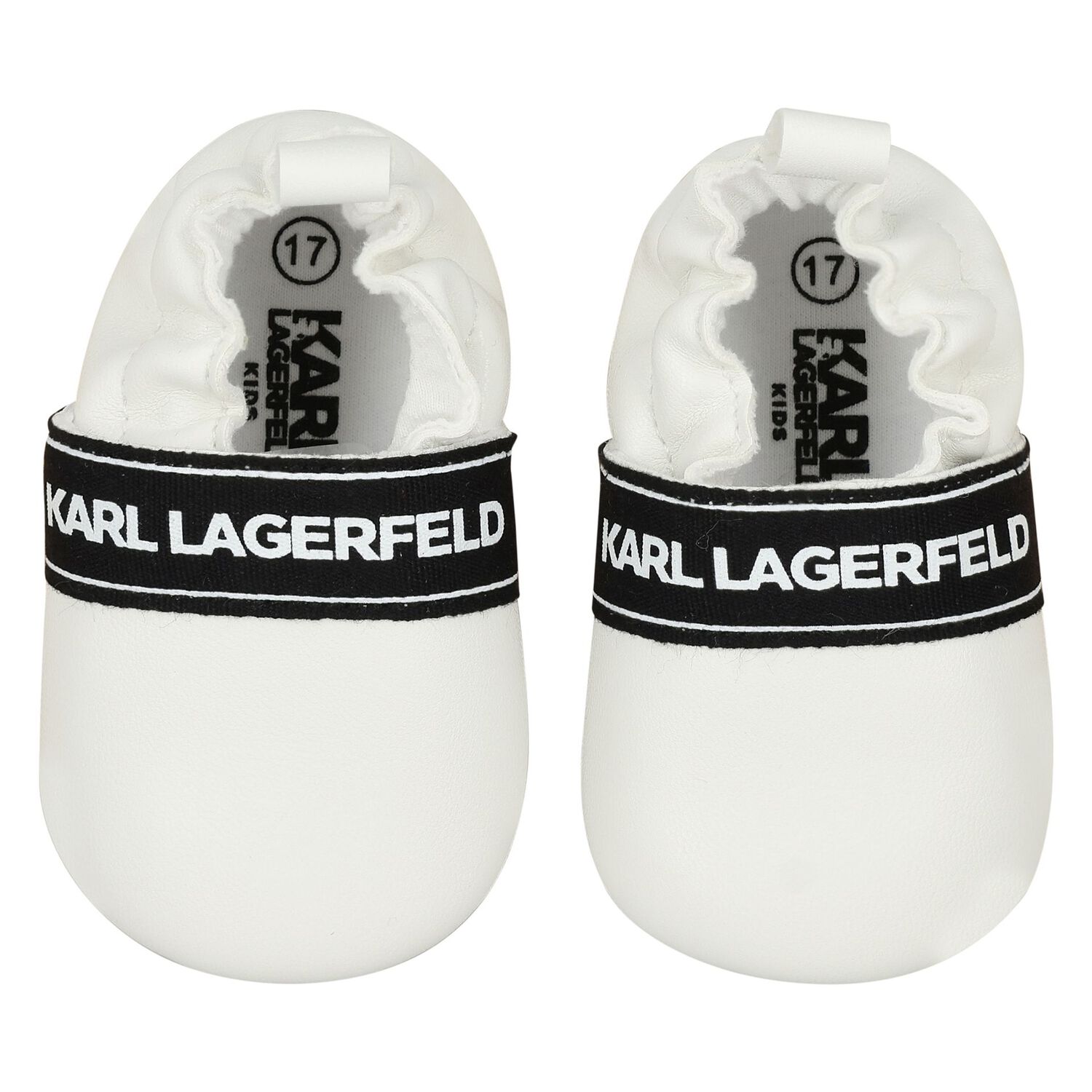 حذاء قبل المشي باللون الأبيض للأولاد, 1, hi-res