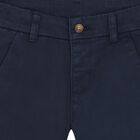 Younger Boys Navy Blue Trousers, 2, hi-res