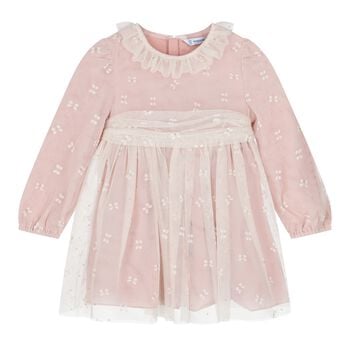 Younger Girls Pink Tulle Dress