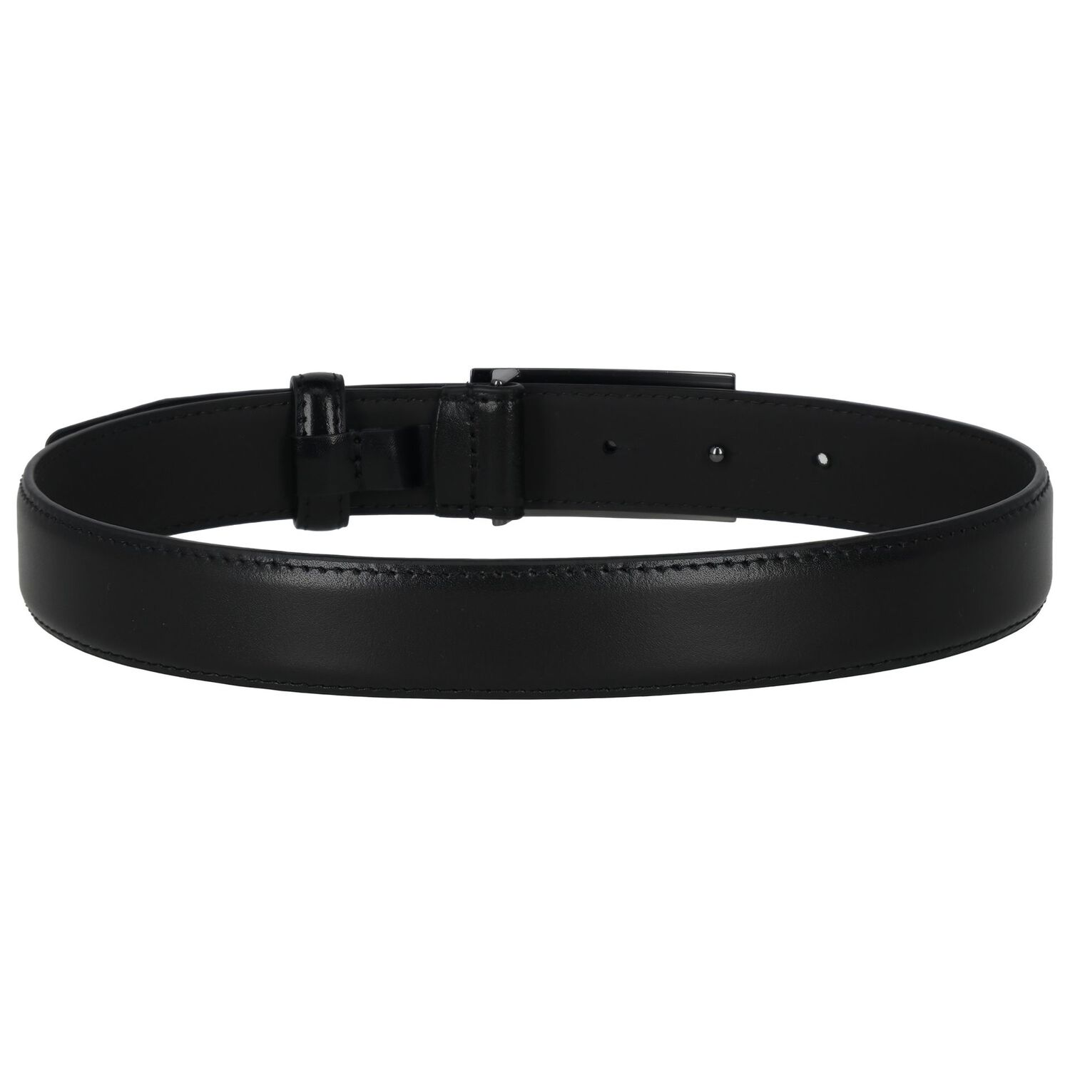 Boys Black Logo Belt , 1, hi-res