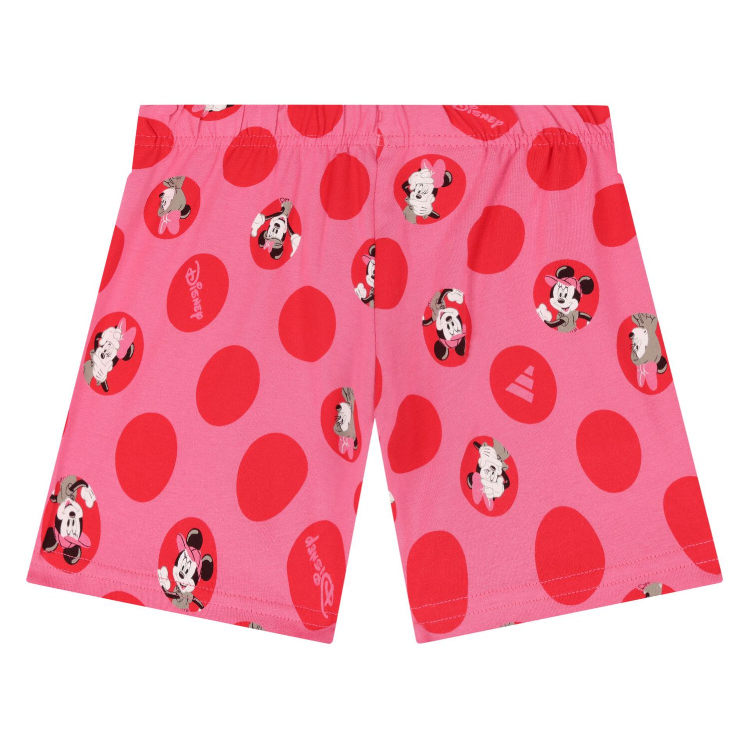 Younger Girls Ivory & Pink Disney Shorts Set, 1, hi-res image number null